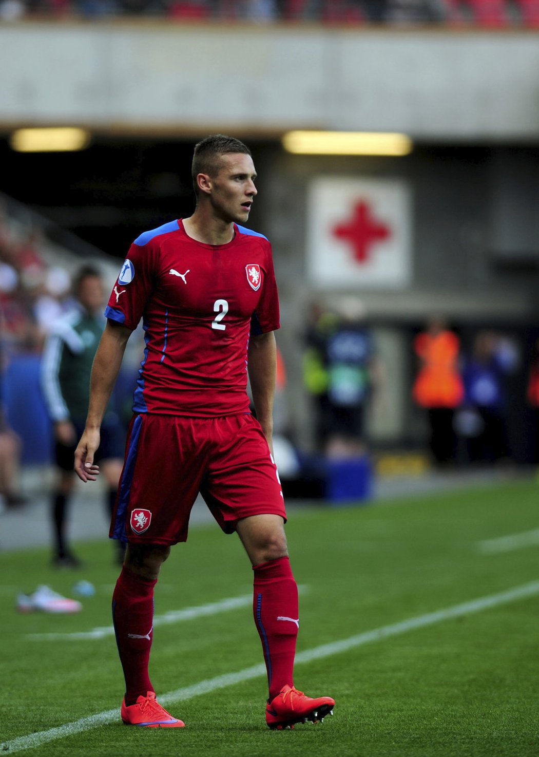 Střelec jediného českého gólu Pavel Kadeřábek v zápase s Dánskem