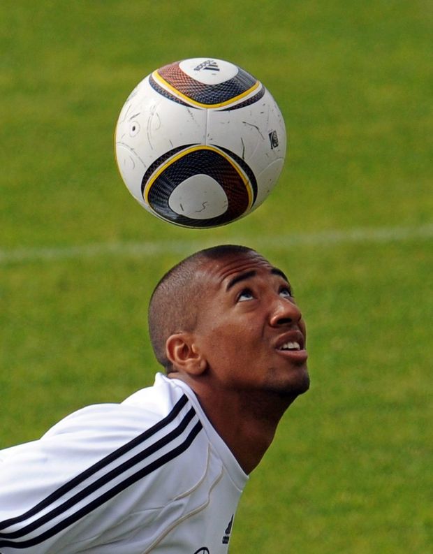 Jerome Boateng v dresu Německa. Jerome Boateng v dresu Německa.