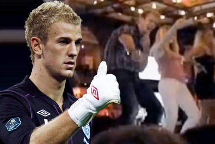 Těsně před utkáním s Černou Horou trávil Joe Hart noc na večírku ve Španělsku. Opilý gólman anglické reprezentace tančil na baru a pokoušel se i zpívat