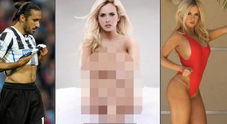 Fotbalista, který překonal rakovinu, má doma sexbombu: Fotila se úplně nahá!