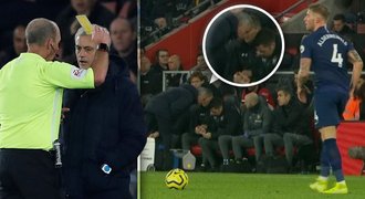 Špion José. Mourinho dostal žlutou a nadával: Byl jsem hrubý na idiota!