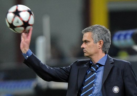 José Mourinho v době, kdy trénoval Inter Milán. José Mourinho v době, kdy trénoval Inter Milán.