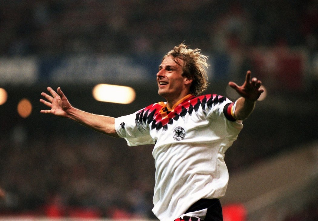 Legendární německý útočník Jürgen Klinsmann