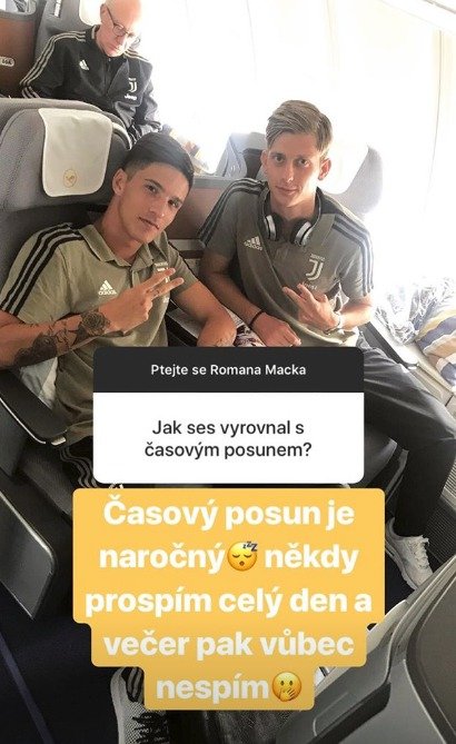 Talent Roman Macek odpovídal fanouškům na instagramu deníku Sport