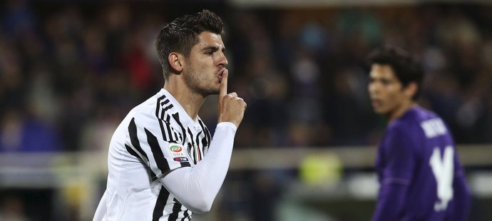 Alvaro Morata se postaral o vítězný gól Juventusu