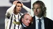 Bývalý šéf Juventusu kritizuje Cristiana Ronalda i Pavla Nedvěda