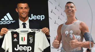 Ronaldo udivil Juventus! Jeho testy ukazují, že má tělo jako 20letý hráč