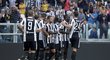 Gólová radost hráčů Juventusu