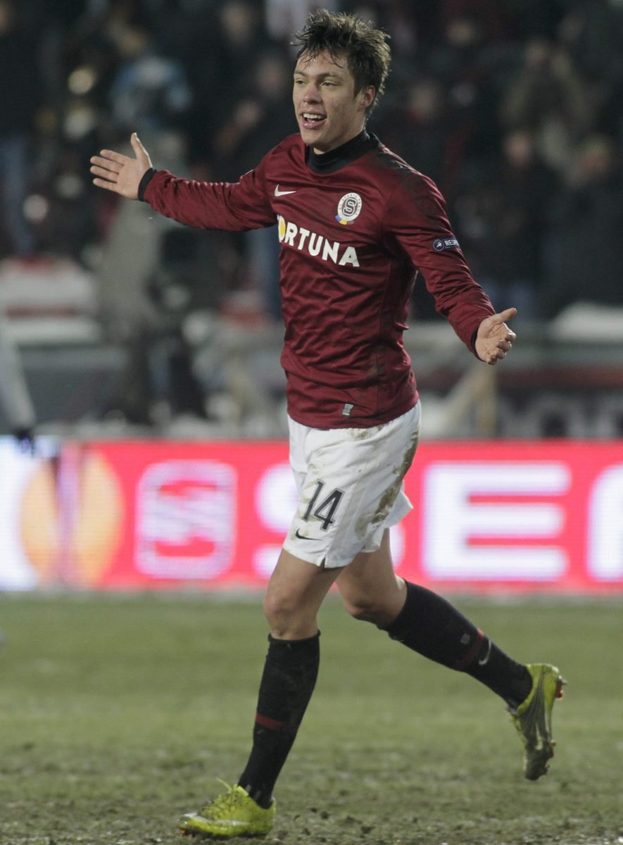 Václav Kadlec gólem na 1:1 zařídil remízu Sparty s CSKA
