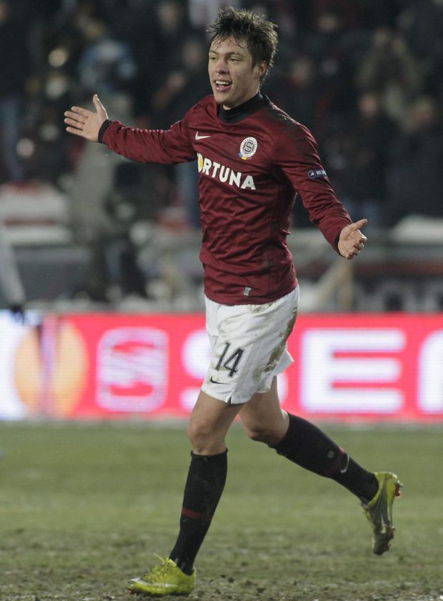 Václav Kadlec gólem na 1:1 zařídil remízu Sparty s CSKA Václav Kadlec gólem na 1:1 zařídil remízu Sparty s CSKA