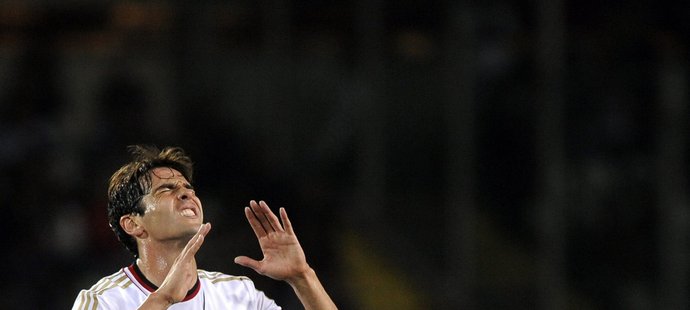 Brazilský záložník Kaká, který se po nepovedeném angažmá v Realu Madrid vrátil do AC Milán