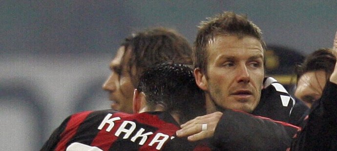 Kaká a David Beckham