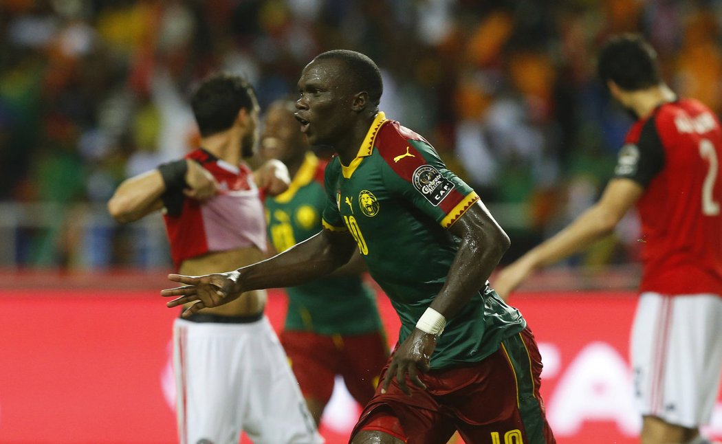 Vincent Aboubakar zasadil Egyptu smrtící ránu