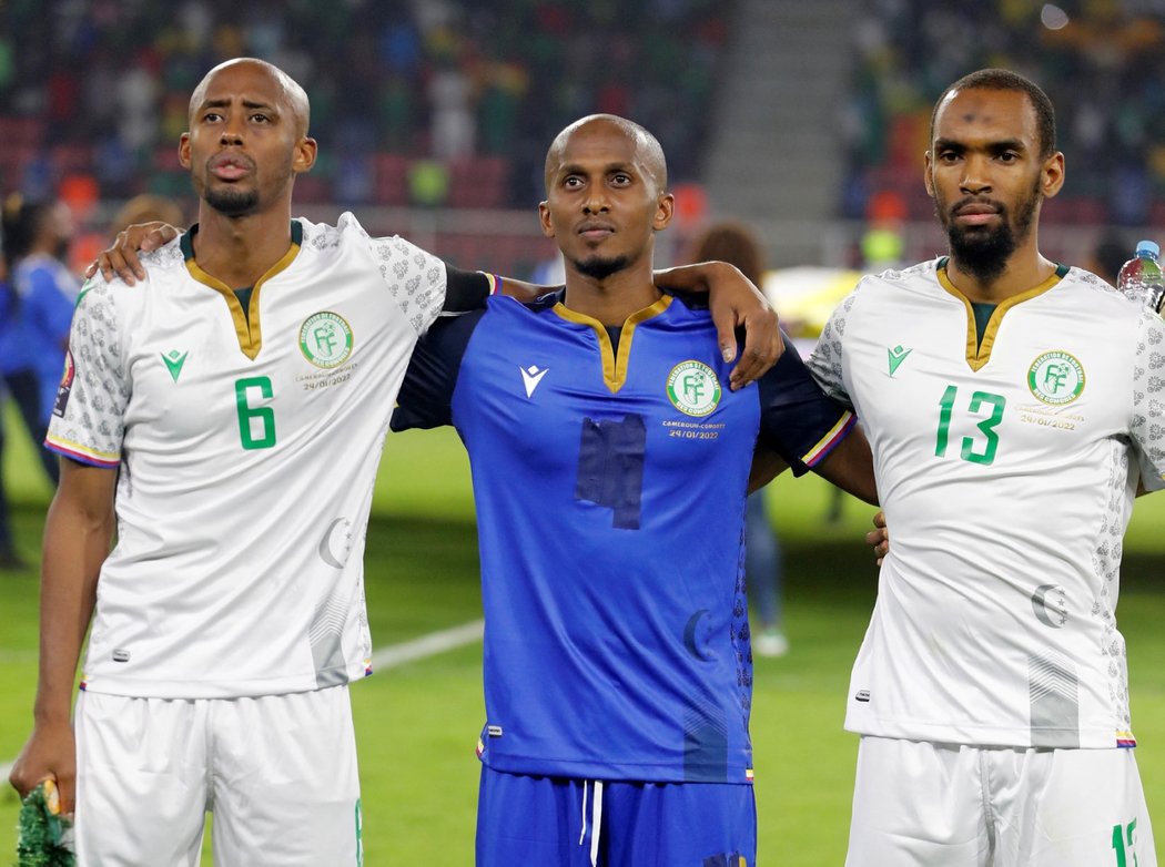Obránce Chaker Alhadhur nastoupil v brance Komor v osmifinále Afrického poháru národů