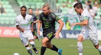 SESTŘIH: Karviná - Jablonec 1:1. Hosté vedli, první výhru jim vzal Akinyemi