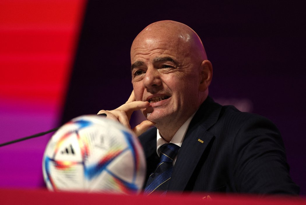 Šéf FIFA Gianni Infantino se opřel do kritiků MS v Kataru