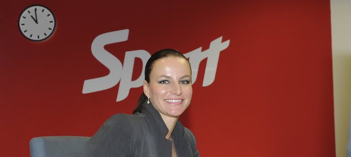 Kateřina Radostová během online rozhovoru se čtenáři iSport.cz