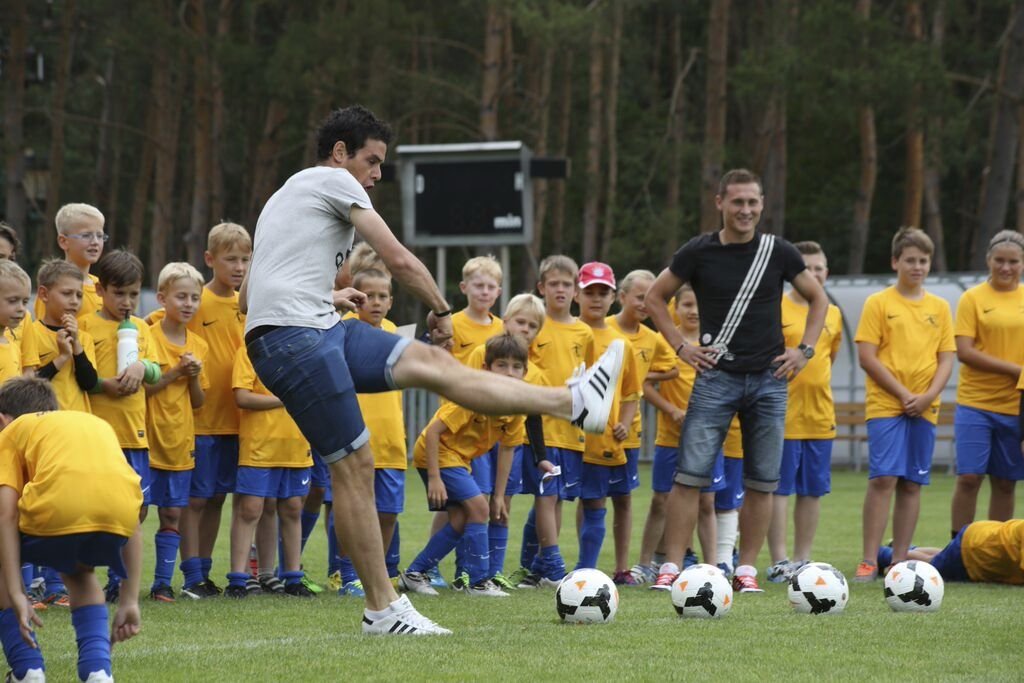 Jakub Rada na fotbalovém kempu Lukáše Váchy