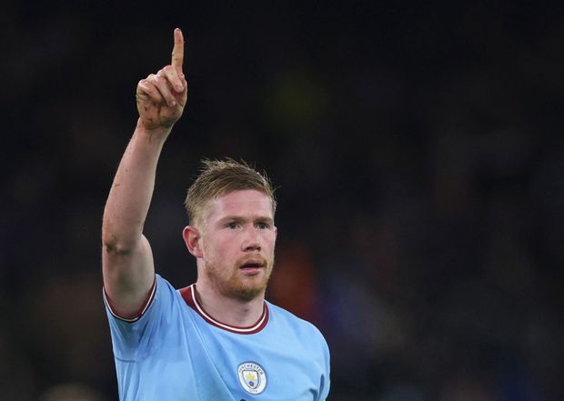 Kevin de Bruyne se raduje z gólu Kevin de Bruyne se raduje z gólu