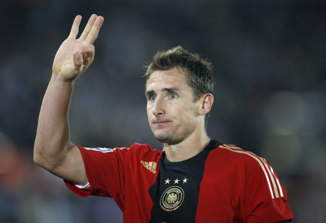 Miroslav Klose patřil k německým reprezentačním oporám
