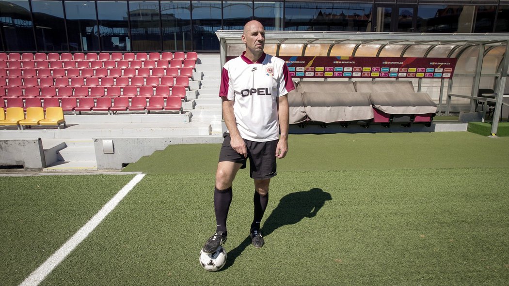 Jan Koller se během natáčení filmu vrátil na Spartu