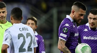 ONLINE: Fiorentina - Plzeň 1:0. Rychlý gól v prodloužení, Cadu vyloučen