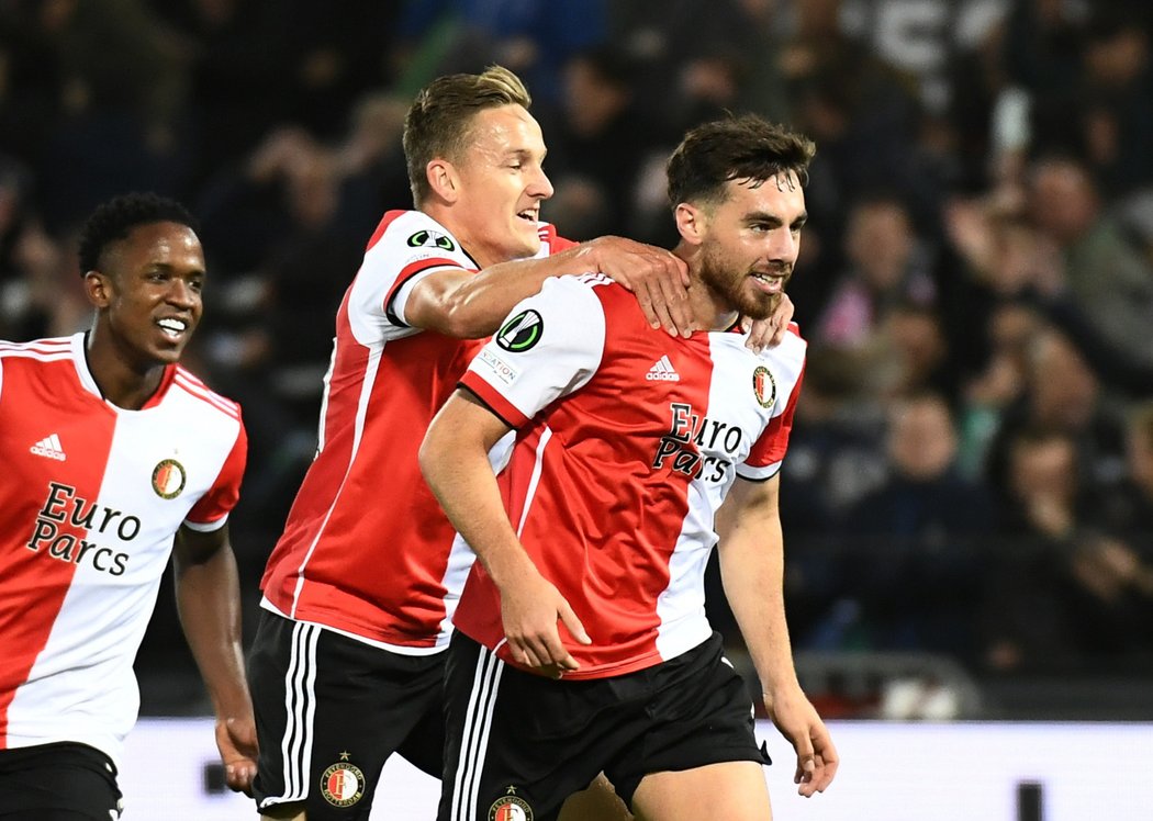 Fotbalisté Feyenoordu Rotterdam