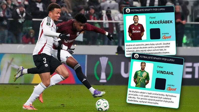 Jak si vedli fotbalisté Sparty při výhře 1:0 na hřišti Legie Varšava?