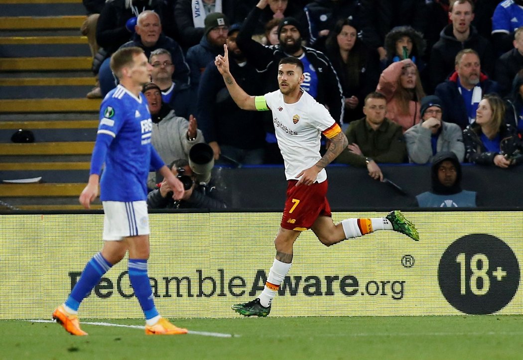 AS Řím uhrál na hřišti Leicesteru remízu 1:1