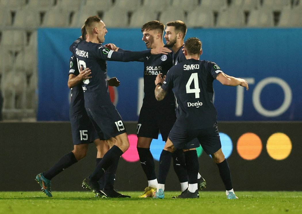 Po trefě Ondřeje Mihálika se mohlo Slovácko radovat z bodového zisku z utkání proti Partizanu
