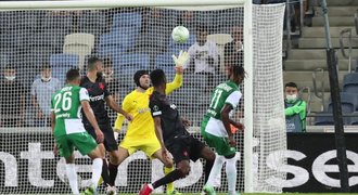 Maccabi Haifa - Slavia 1:0. Pražany setnula rána Donyoha