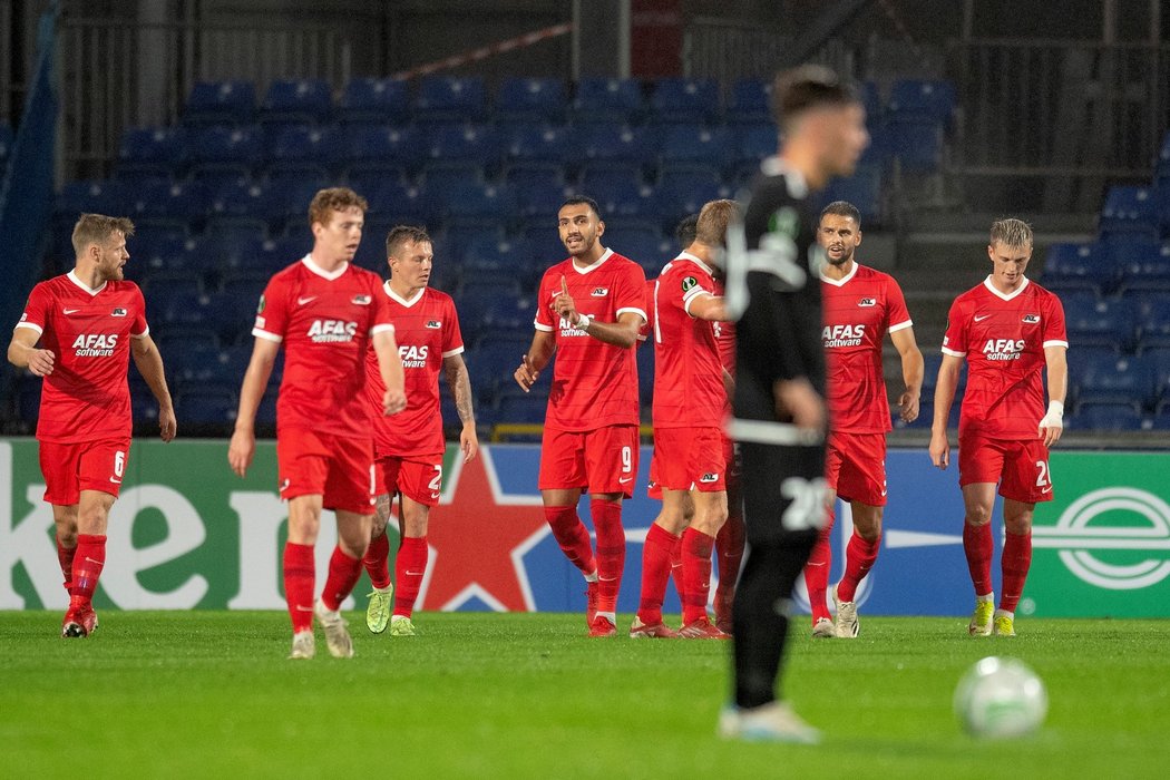 Fotbalisté Alkmaaru remizovali na hřišti dánského Randers 2:2