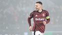Lukáš Haraslín se raduje z branky proti Aberdeenu