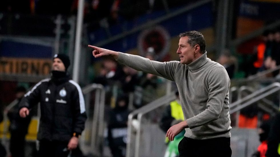 Brian Priske během utkání proti Legii