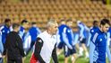 Trenér Sigmy Olomouc Tomáš Janotka v Jerevanu na tréninku