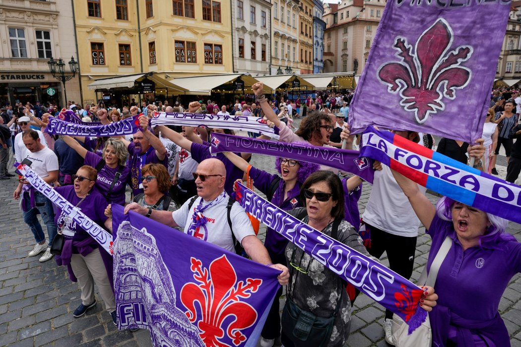 V Praze jsou i fanoušci Fiorentiny