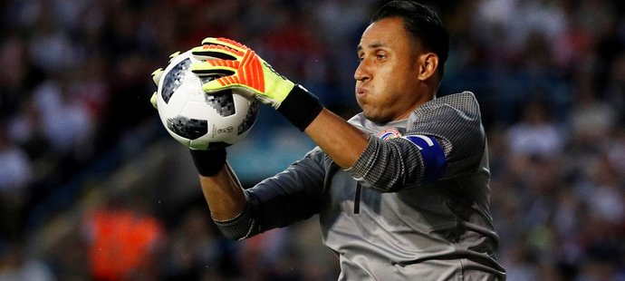 Brankář Keylor Navas z Kostariky