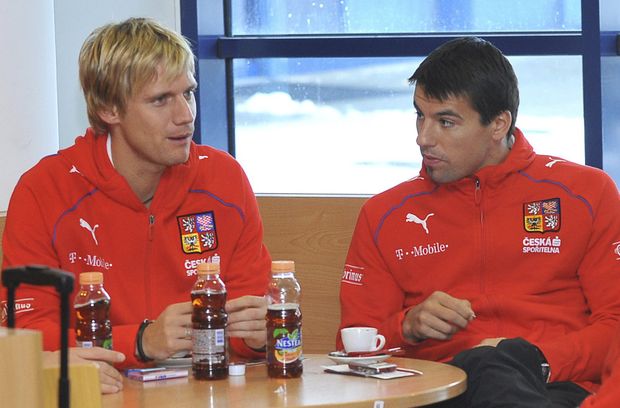 Kováš s Barošem na reprezentačním srazu Kováš s Barošem na reprezentačním srazu
