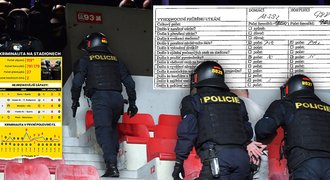 Policejní čísla o kriminalitě na fotbale: 790 tisíc fanoušků a 2 trestné činy