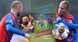 »Attila« Limberský a »Karlos« Krmenčík: V Plzni po gólu imitovali Vémolovu popravu!