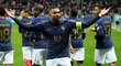 Kylian Mbappé slaví gól v dresu reprezentace Francie