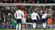 Harry Kane proměňuje penaltu v kvalifikaci na ME proti Česku