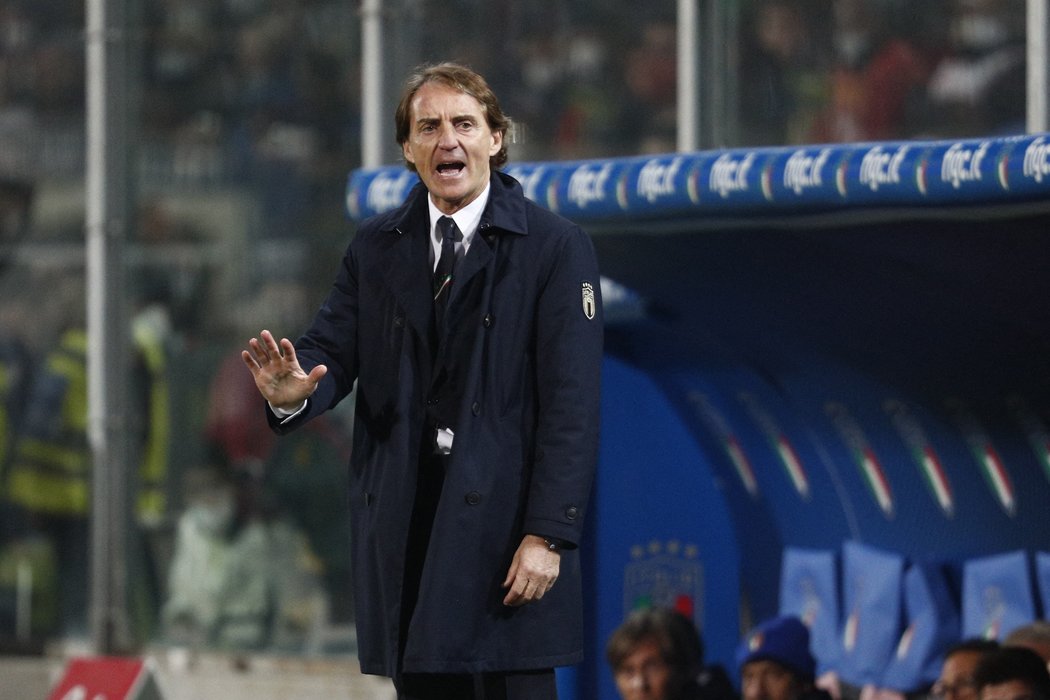 Trenér italské reprezentace Roberto Mancini