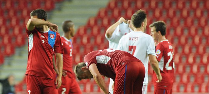 Dobojováno! Čeští fotbalisté dosáhli v dánské Kodani na startu kvalifikace o postup na MS 2014 na vytouženou remízu 0:0