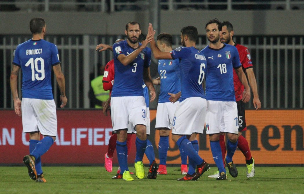 Italové měli baráž jistou už před duelem v Albánii, který vyhráli 1:0