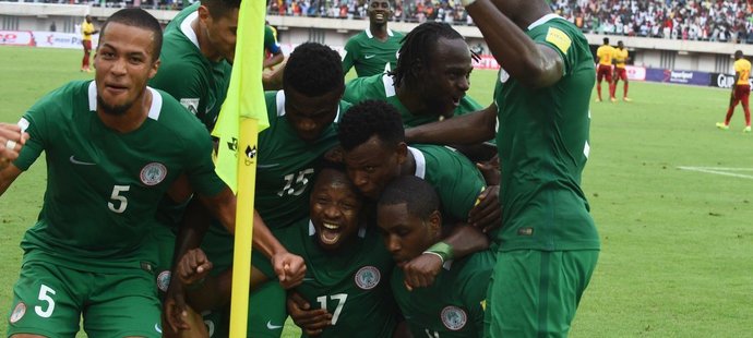 Fotbalisté Nigérie mohou jako první africký tým slavit postup na MS 2018