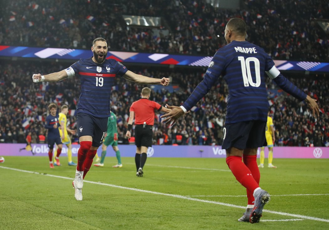 Kylian Mbappé čtyřmi góly řídil výhru Francie nad Kazachstánem 8:0