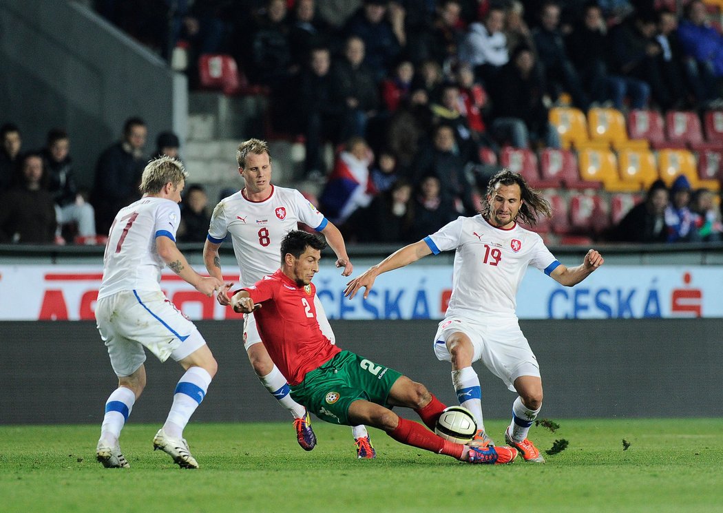 Čeští fotbalisté byli v závěru duelu kvalifikace o postup na MS 2014 aktivnější, ale s Bulharskem uhráli jen remízu 0:0