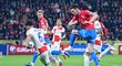 Lukáš Provod během utkání proti Chorvatsku Lukáš Provod během utkání proti Chorvatsku