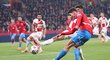 Lukáš Provod během utkání proti Chorvatsku Lukáš Provod během utkání proti Chorvatsku